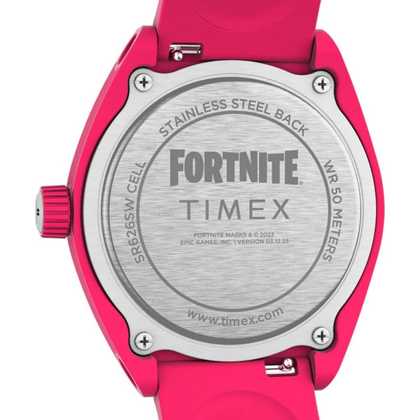 Timex Men's X Fortnite Eco Ceramic Pink Watch