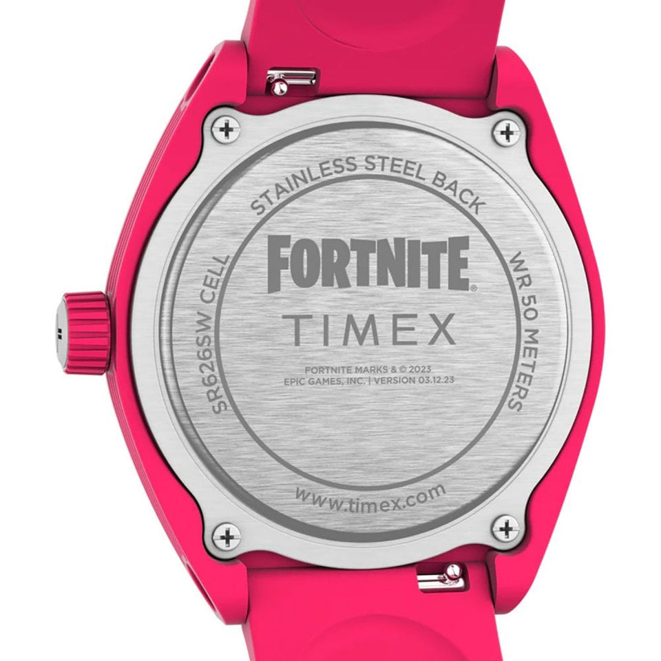 Timex Men's X Fortnite Eco Ceramic Pink Watch