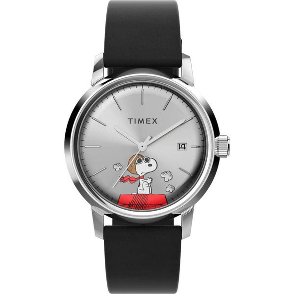 Timex Peanuts Marlin® 'Snoopy Flying Ace' Automatic Watch