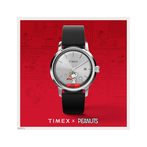 Timex Peanuts Marlin® 'Snoopy Flying Ace' Automatic Watch