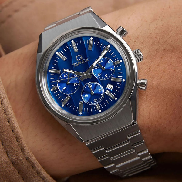 Timex Q Men's Falcon Eye 40mm Chronograph Watch