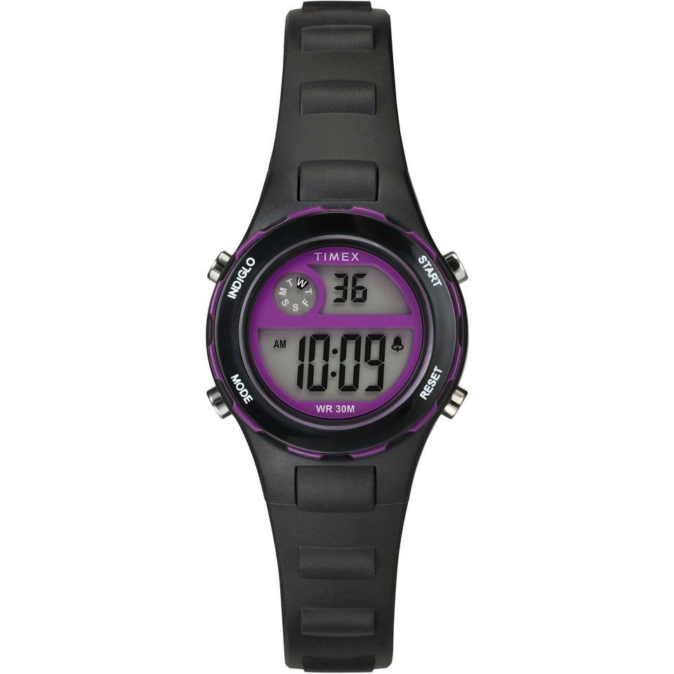 Timex TIME MACHINES 27mm Black Digital Childs Watch 