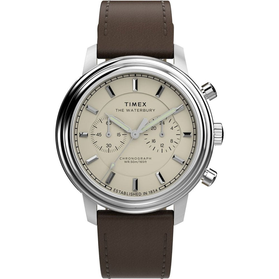 Timex Waterbury Metropolitan Chronograph Cream Dial Watch