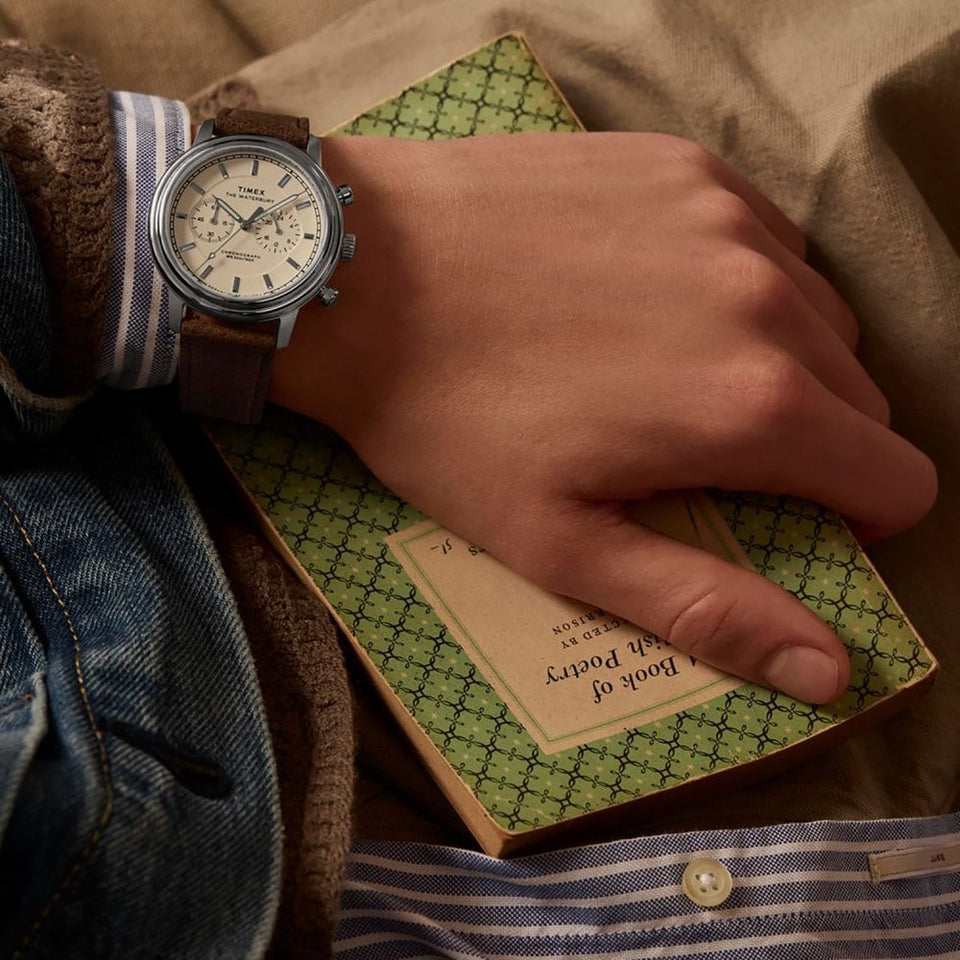 Timex Waterbury Metropolitan Chronograph Cream Dial Watch