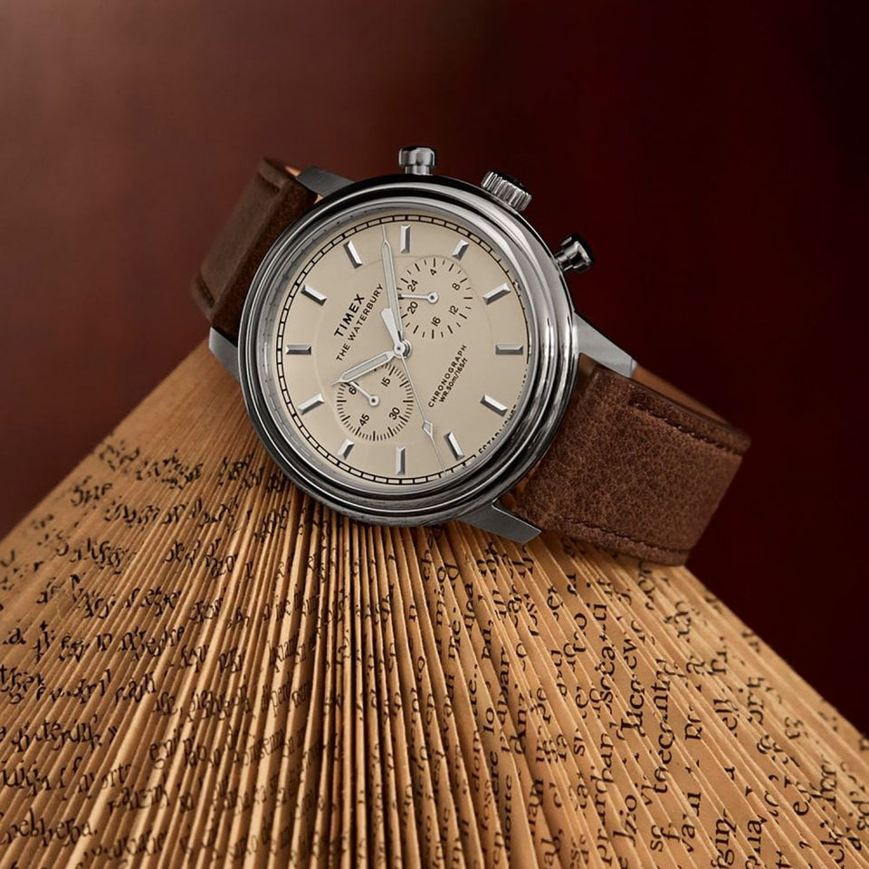 Timex Waterbury Metropolitan Chronograph Cream Dial Watch