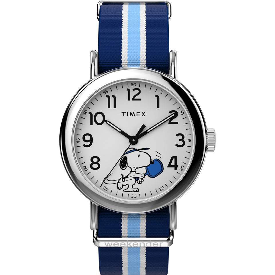 Timex X Peanuts Weekender Blue Pickleball Watch