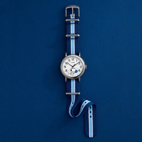 Timex X Peanuts Weekender Blue Pickleball Watch