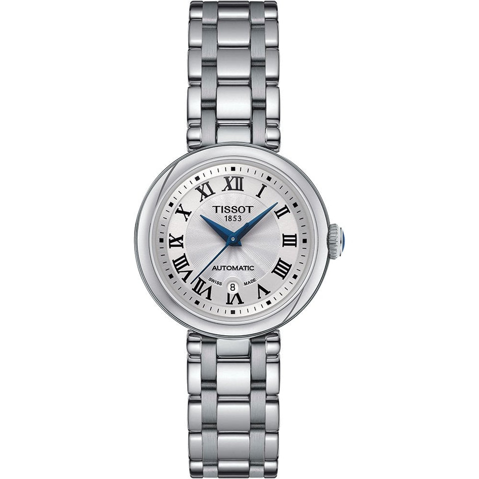 Tissot Bellissima Automatic 29mm Ladies Bracelet Watch | Silver Dial
