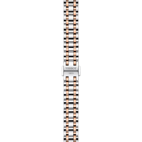 Tissot Bellissima Small Lady 26mm Two Tone Watch | Silver Dial