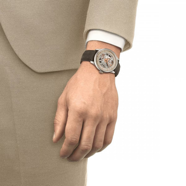 Tissot Chemin Des Tourelles Squelette Dial 39mm Watch