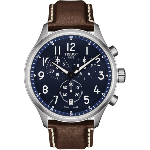 Tissot Chrono XL Vintage 45mm Men's Blue Dial Watch