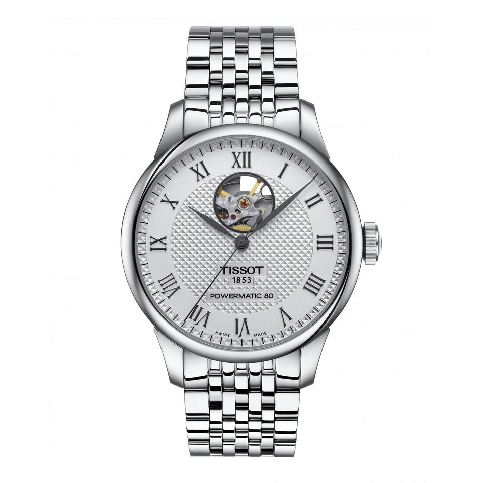Tissot Gent's LE LOCLE Powermatic 80 Open Heart 39mm Watch