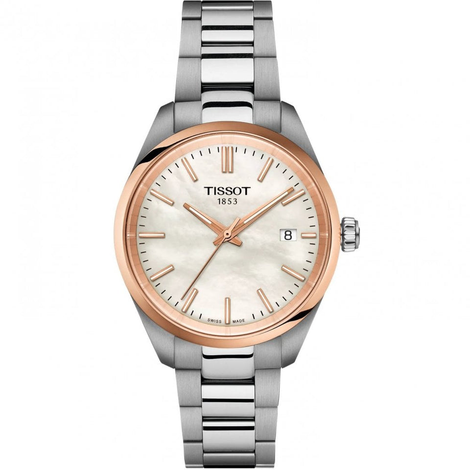 Tissot Ladies 34mm PR 100 Rose Detail Quartz Watch