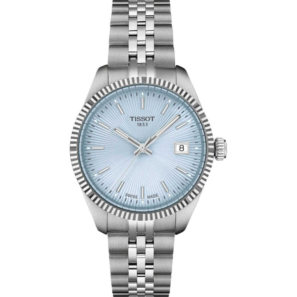 Tissot Ladies Ballade 34mm Ice Blue Dial Watch