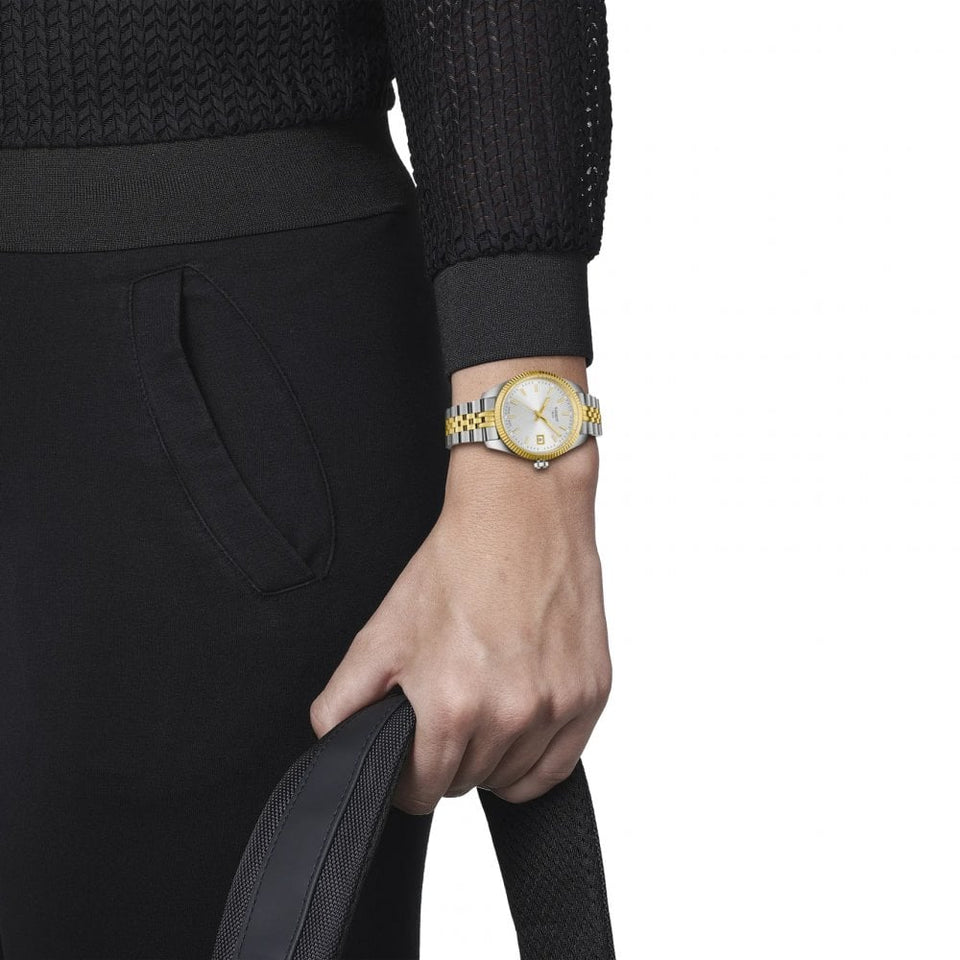 Tissot Ladies Ballade 34mm Two Tone Watch