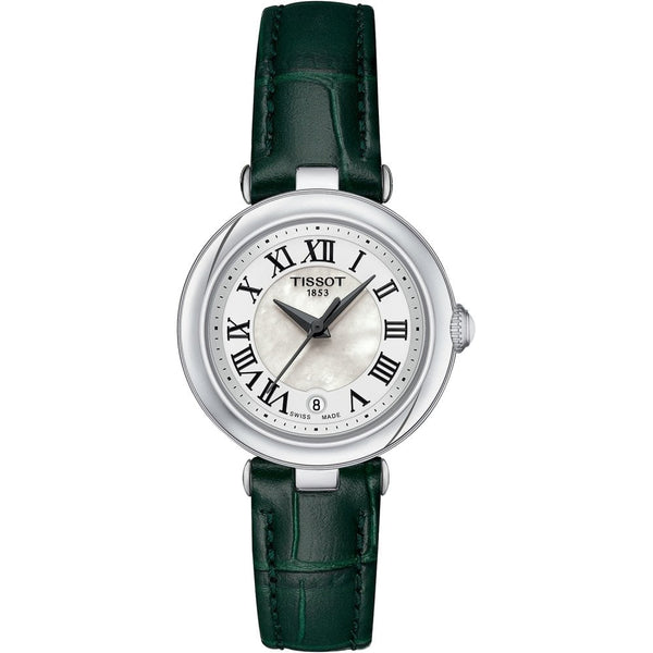 Tissot Ladies Bellissima Green Leather Quartz Watch