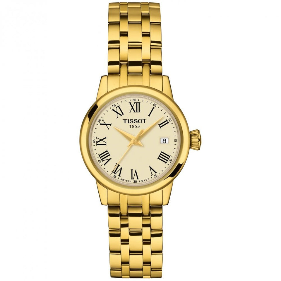 Tissot Ladies Classic Dream 28mm Gold Tone Watch