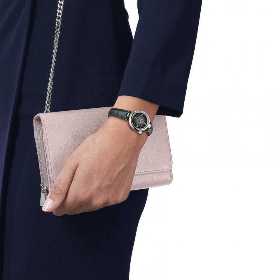 Tissot Ladies Desir 28mm Grey Strap Quartz Watch