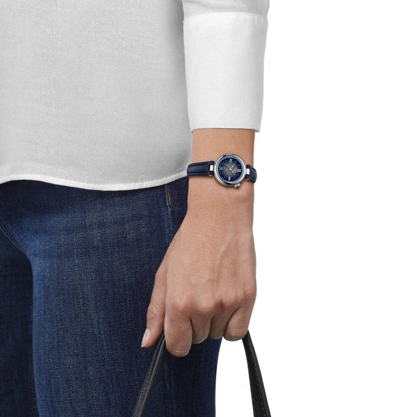 Tissot Ladies Desir 28mm Navy Strap Quartz Watch