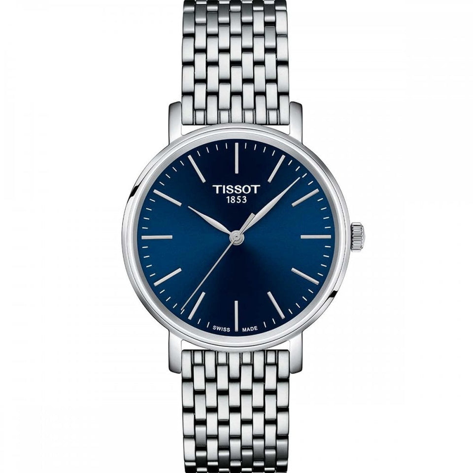 Tissot Ladies EVERYTIME 34mm Blue Dial Watch