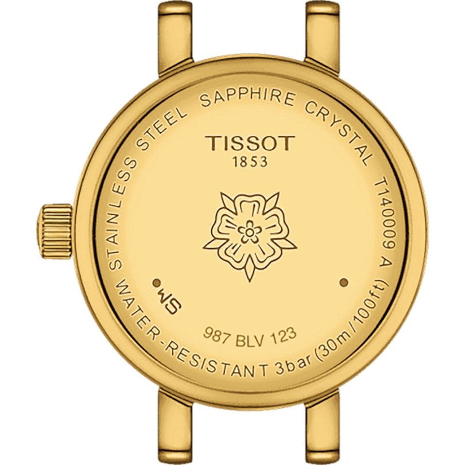 Tissot Ladies Gold Plated 20mm Diamond Set Lovely Round Watch
