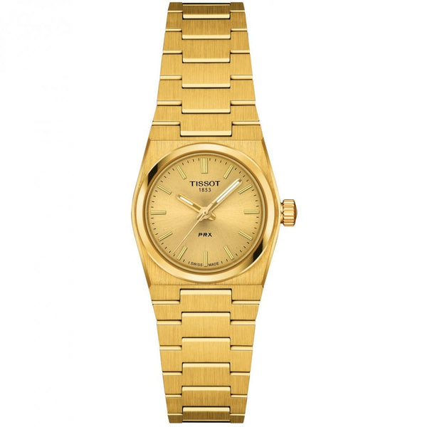 Tissot Ladies Gold Tone 25mm Quartz PRX Watch