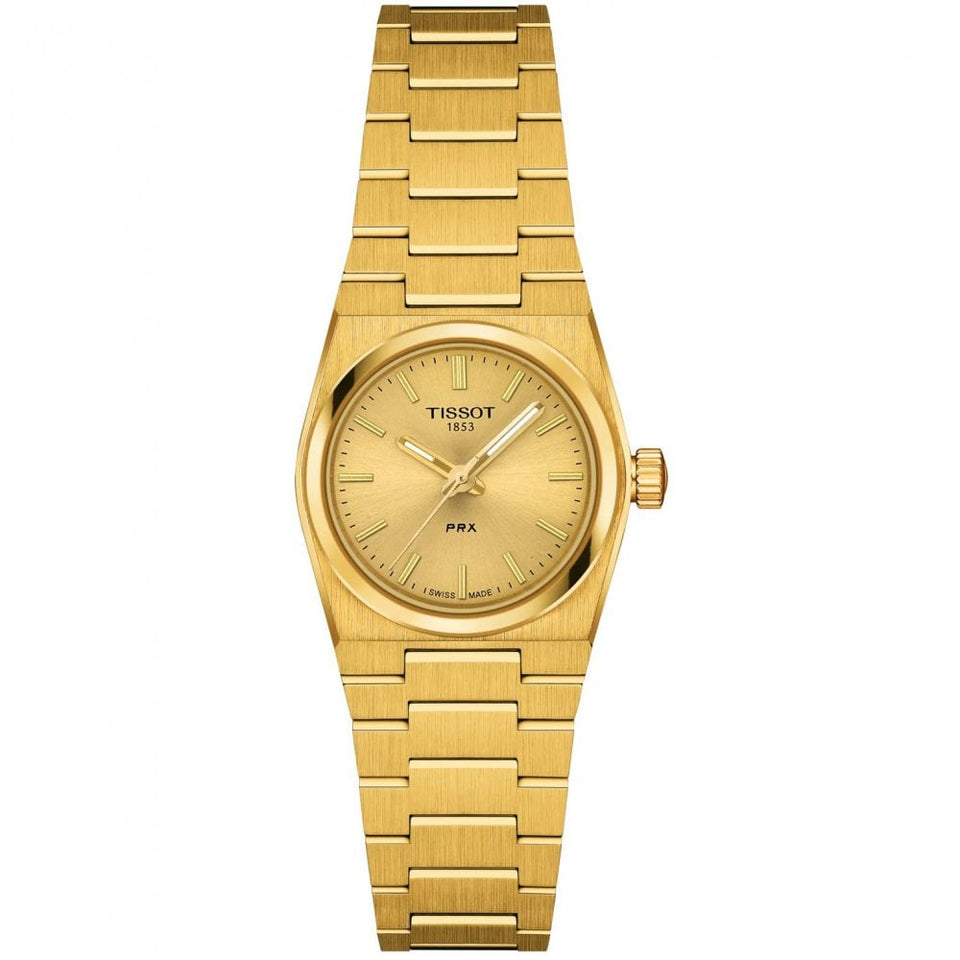 Tissot Ladies Gold Tone 25mm Quartz PRX Watch