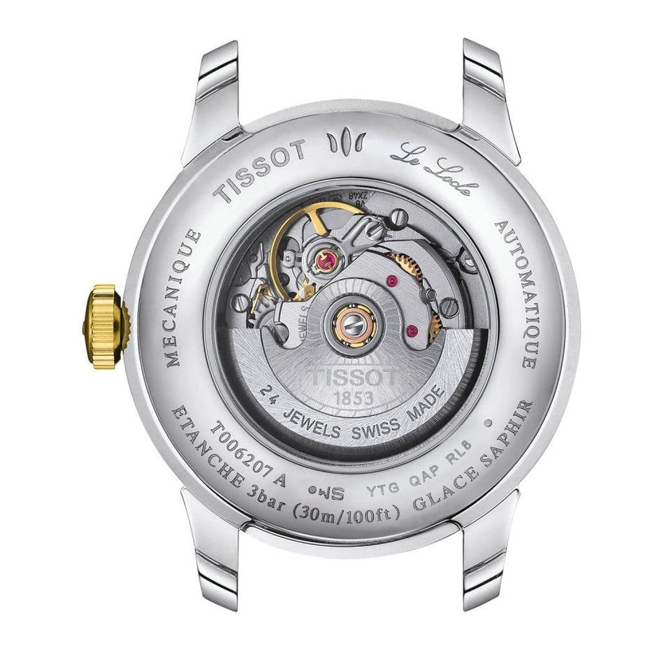 Tissot Ladies Le Locle 29mm Green Dial Diamond Set Watch
