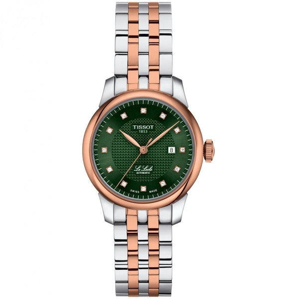 Tissot Ladies Le Locle Steel & Rose Diamond Set 29mm Watch