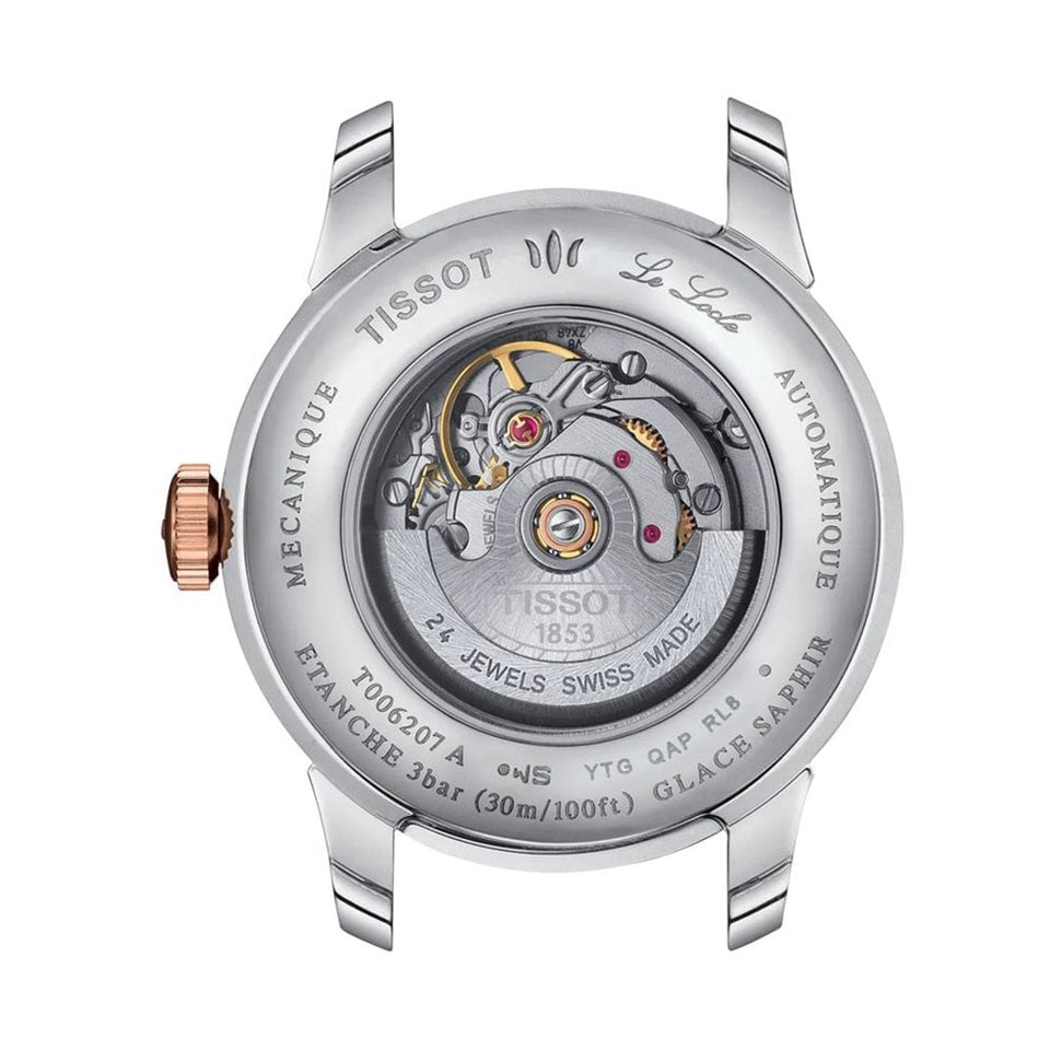 Tissot Ladies Le Locle Steel & Rose Diamond Set 29mm Watch