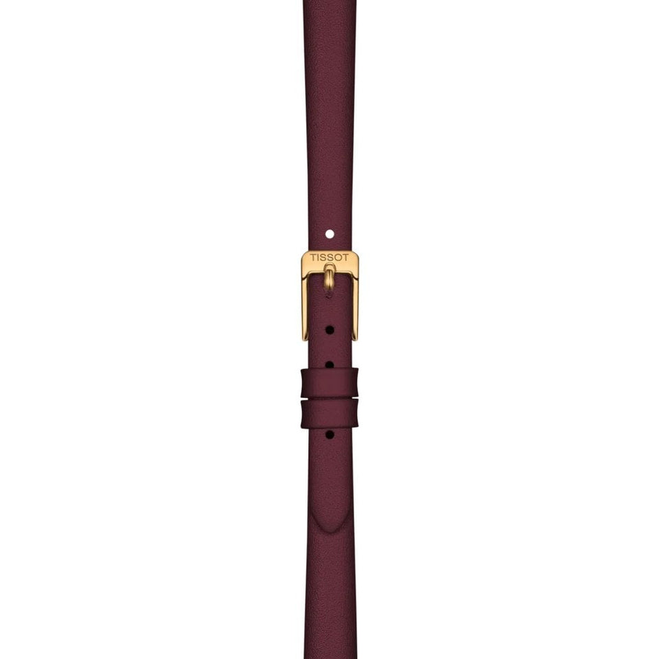 Tissot Ladies Lovely Burgundy & Gold Watch