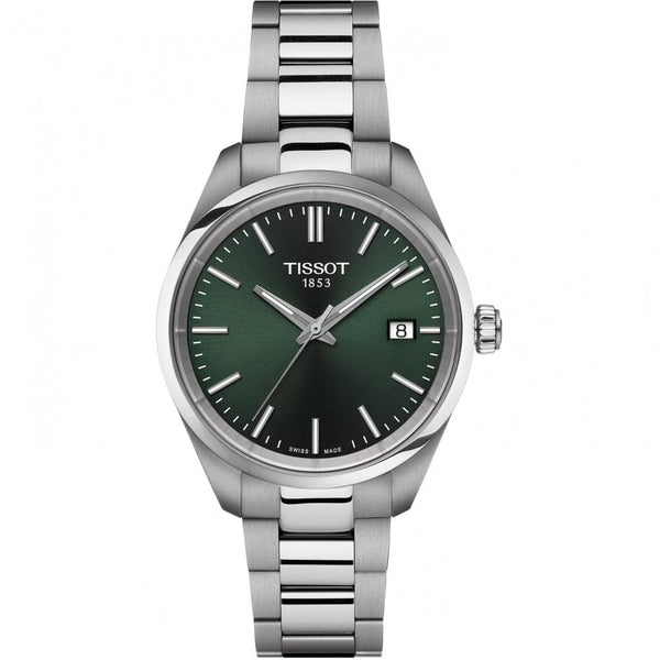 Tissot Ladies PR 100 34mm Green Dial Watch