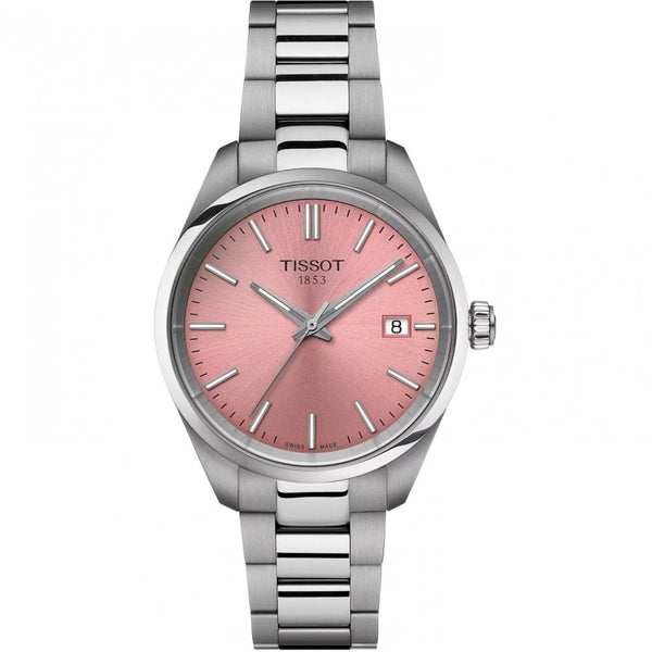 Tissot Ladies PR 100 34mm Pink Dial Watch