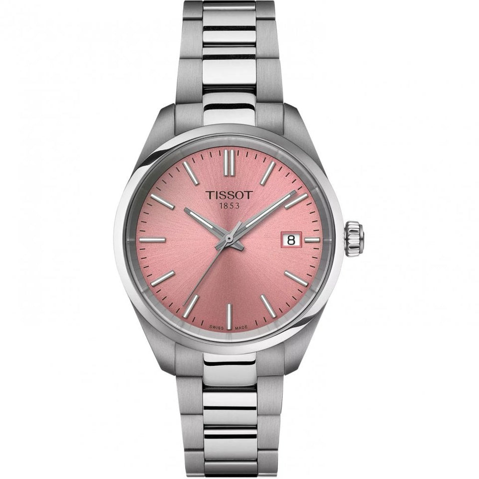 Tissot Ladies PR 100 34mm Pink Dial Watch