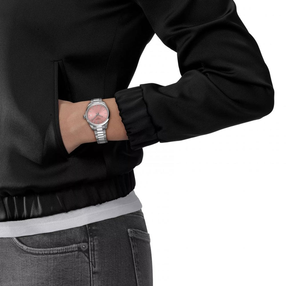 Tissot Ladies PR 100 34mm Pink Dial Watch