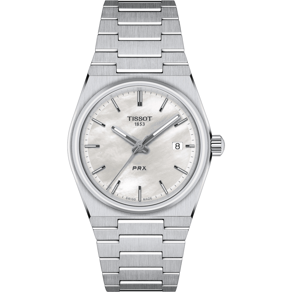 Tissot Ladies PRX 35mm Quartz Mother Of Pearl Dial Watch