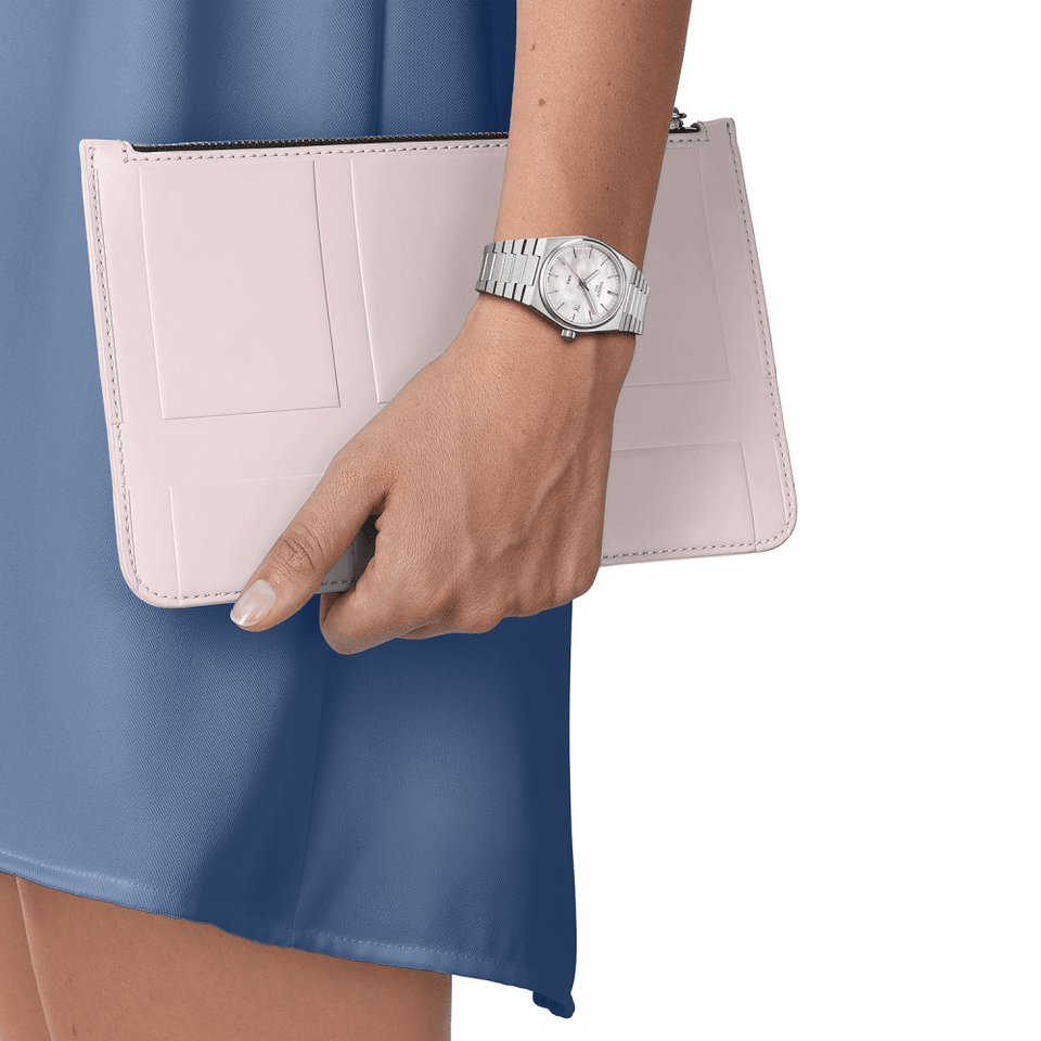 Tissot Ladies PRX 35mm Quartz Mother Of Pearl Dial Watch