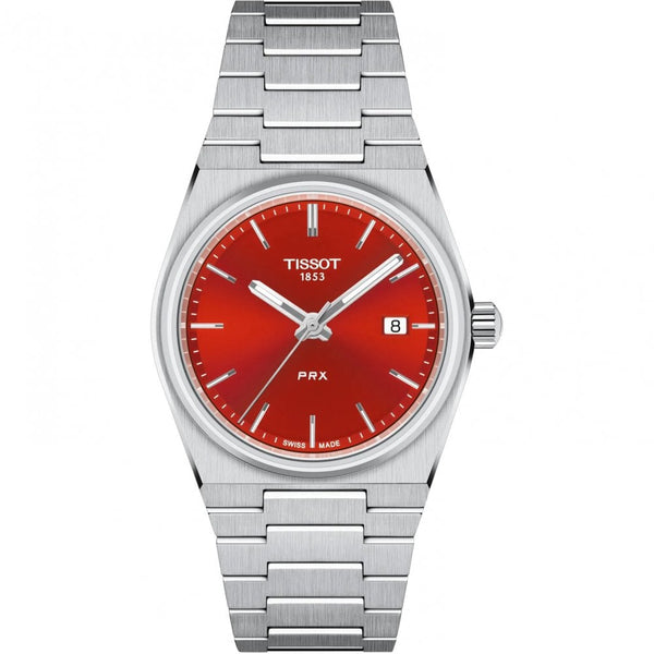Tissot Ladies PRX 35mm Red Quartz Watch
