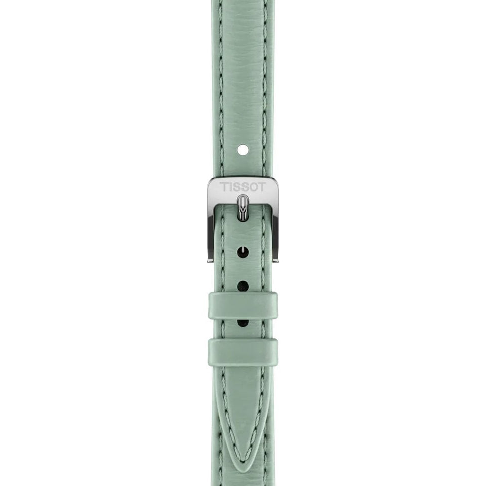 Tissot Ladies SRV Sage Green Leather Strap Watch