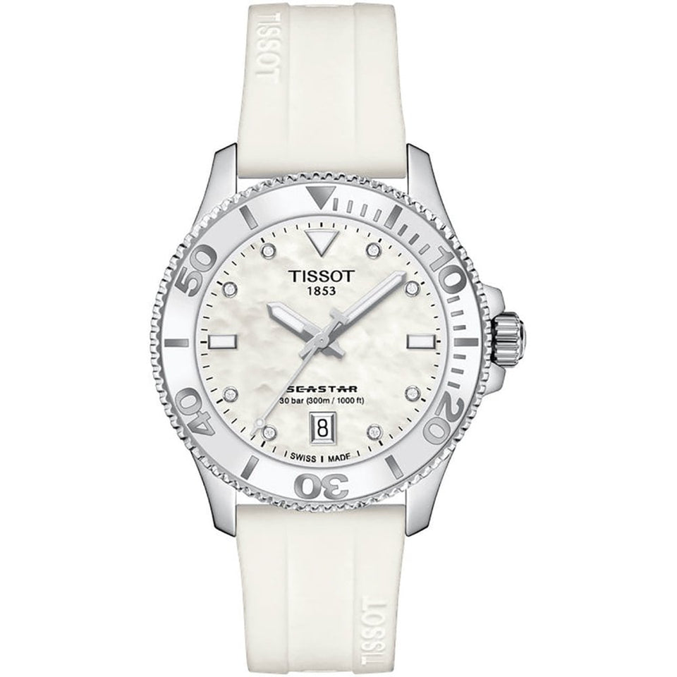 Tissot Ladies Seastar 1000 36mm Diamond Diver's Watch