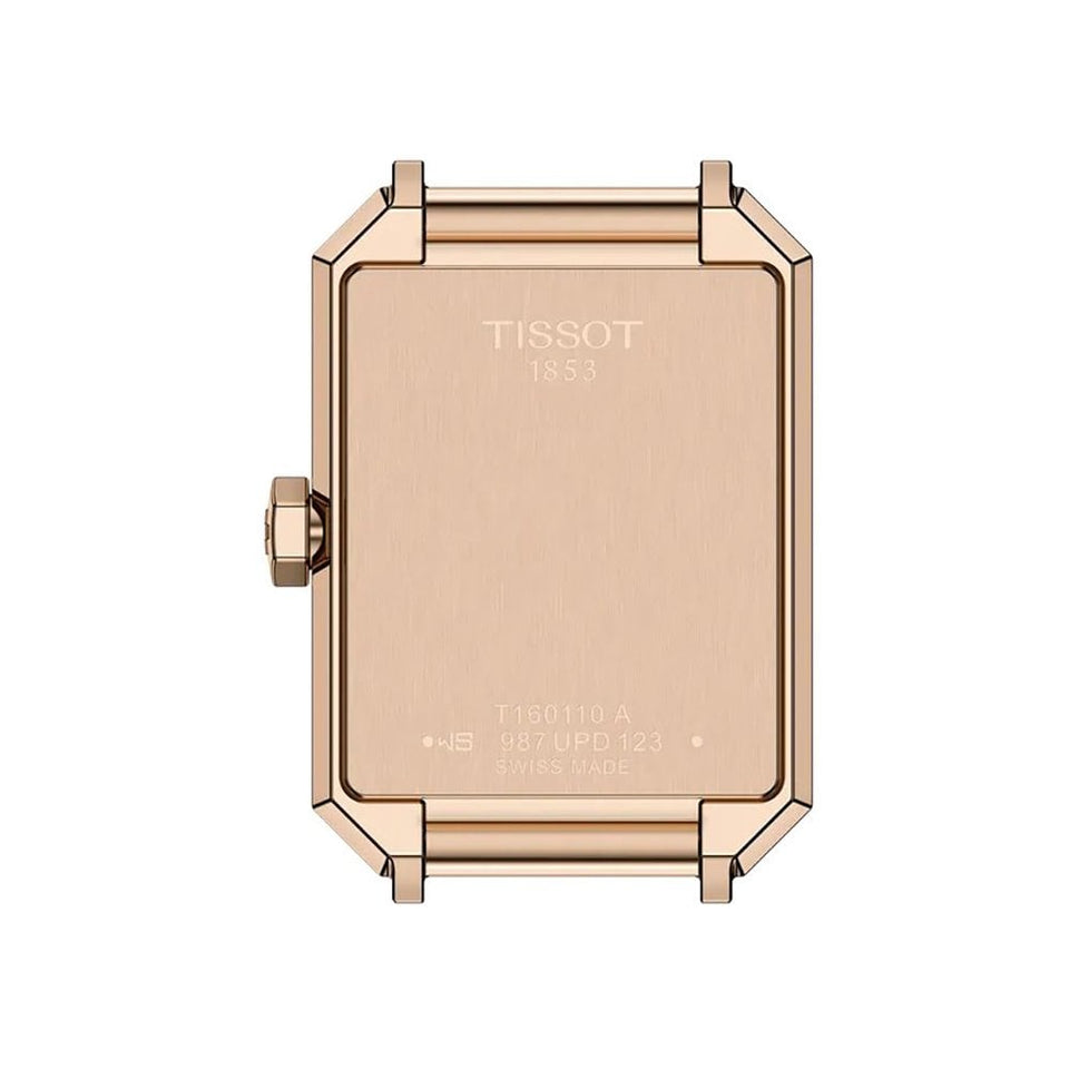Tissot Ladies SRV 30mm Rose Gold Case Leather Strap Watch