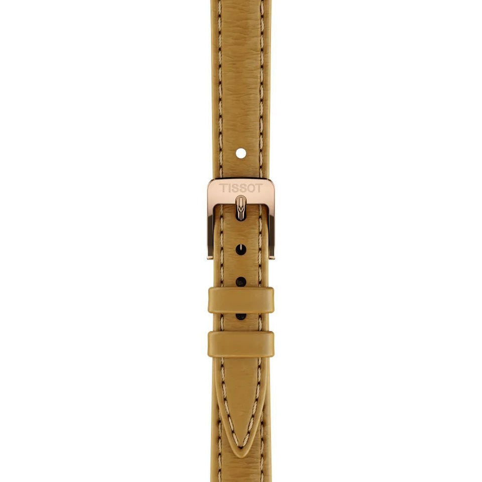 Tissot Ladies SRV 30mm Rose Gold Case Leather Strap Watch