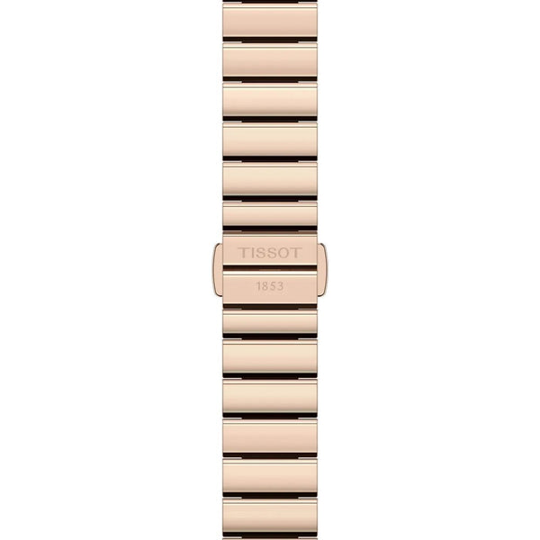 Tissot Ladies SRV 30mm Rose Gold Tone Blue Dial Watch