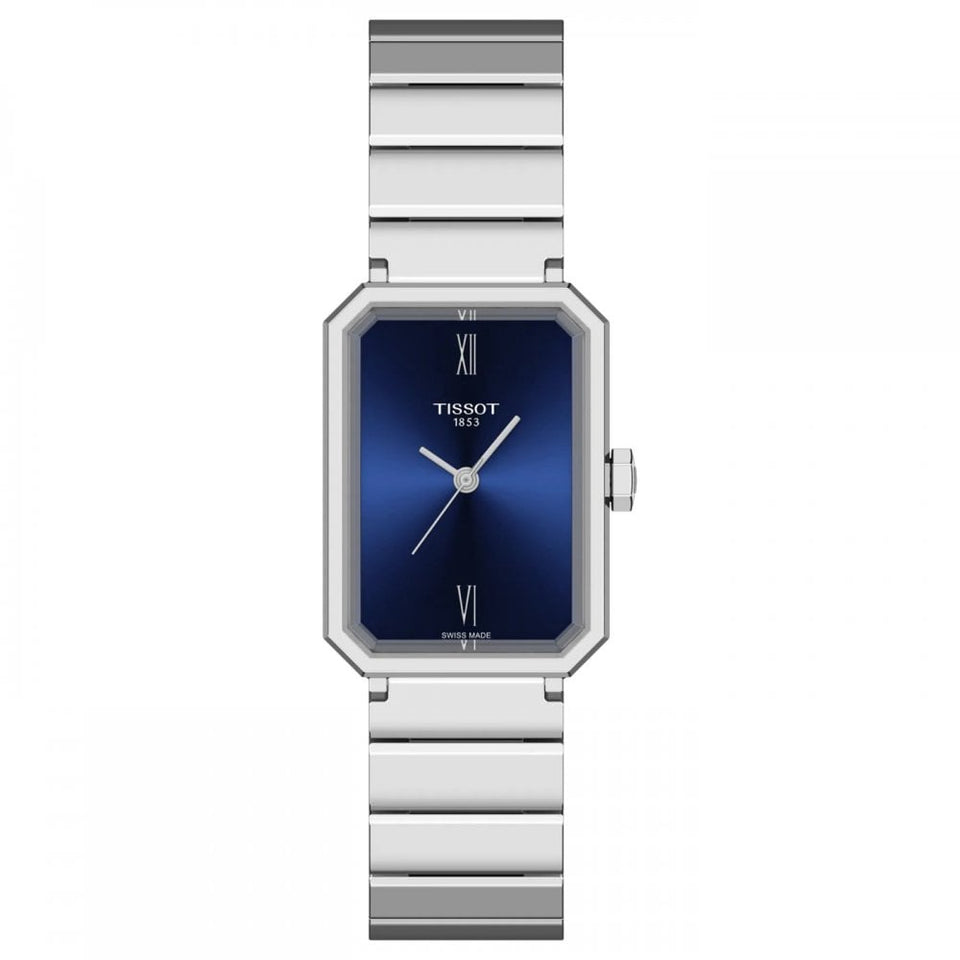 Tissot Ladies SRV Stainless Steel Blue Dial Watch