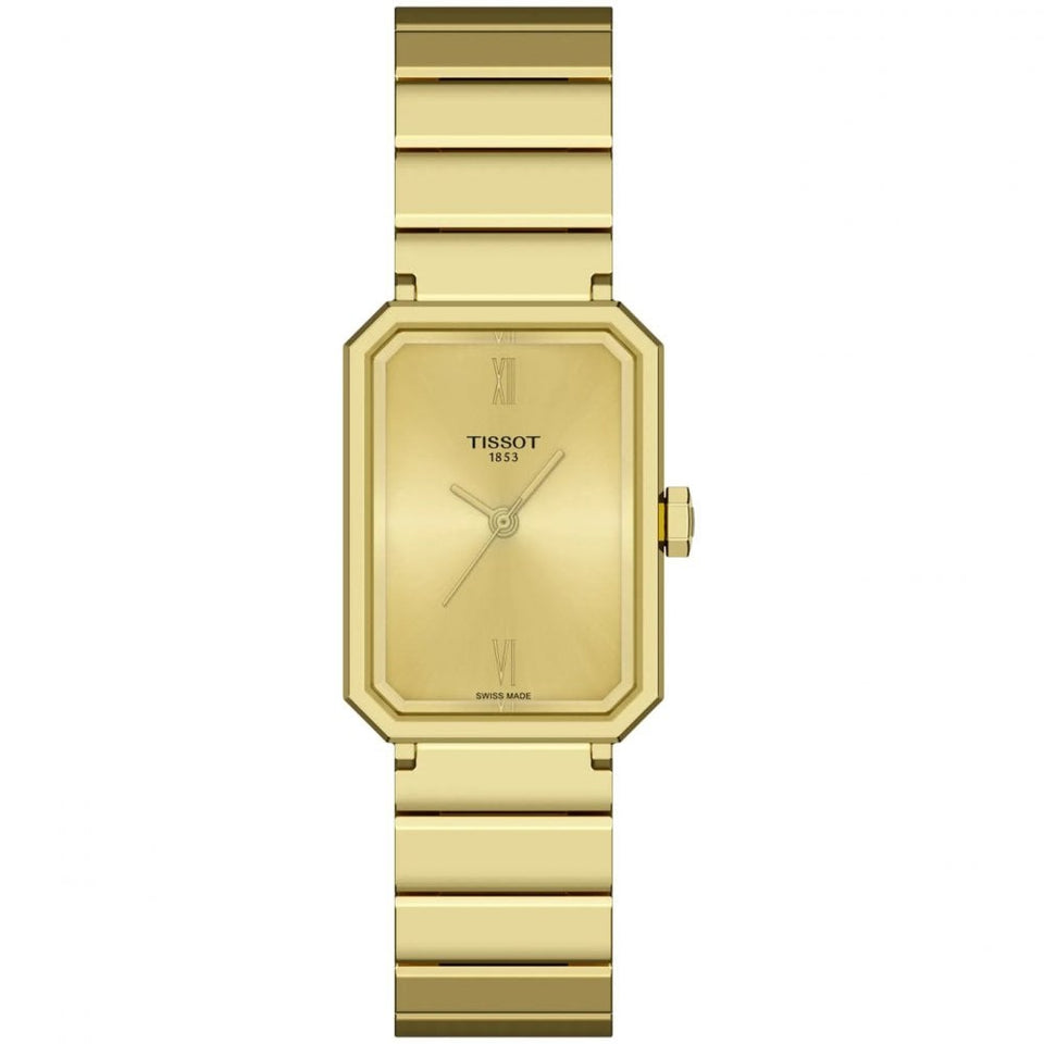 Tissot Ladies SRV Yellow Gold PVD 30mm Watch