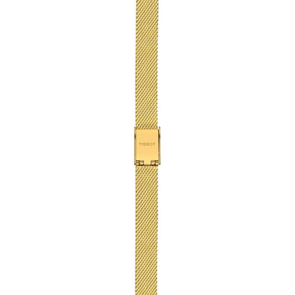 Tissot Lovely Square 20mm Mesh Bracelet Watch | Silver Dial