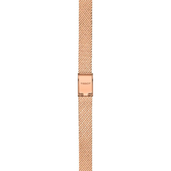 Tissot Lovely Square Diamond Set 20mm Watch | Rose Gold Colour