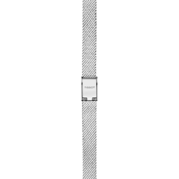 Tissot Lovely Square Diamond Set 20mm Watch | Silver Dial