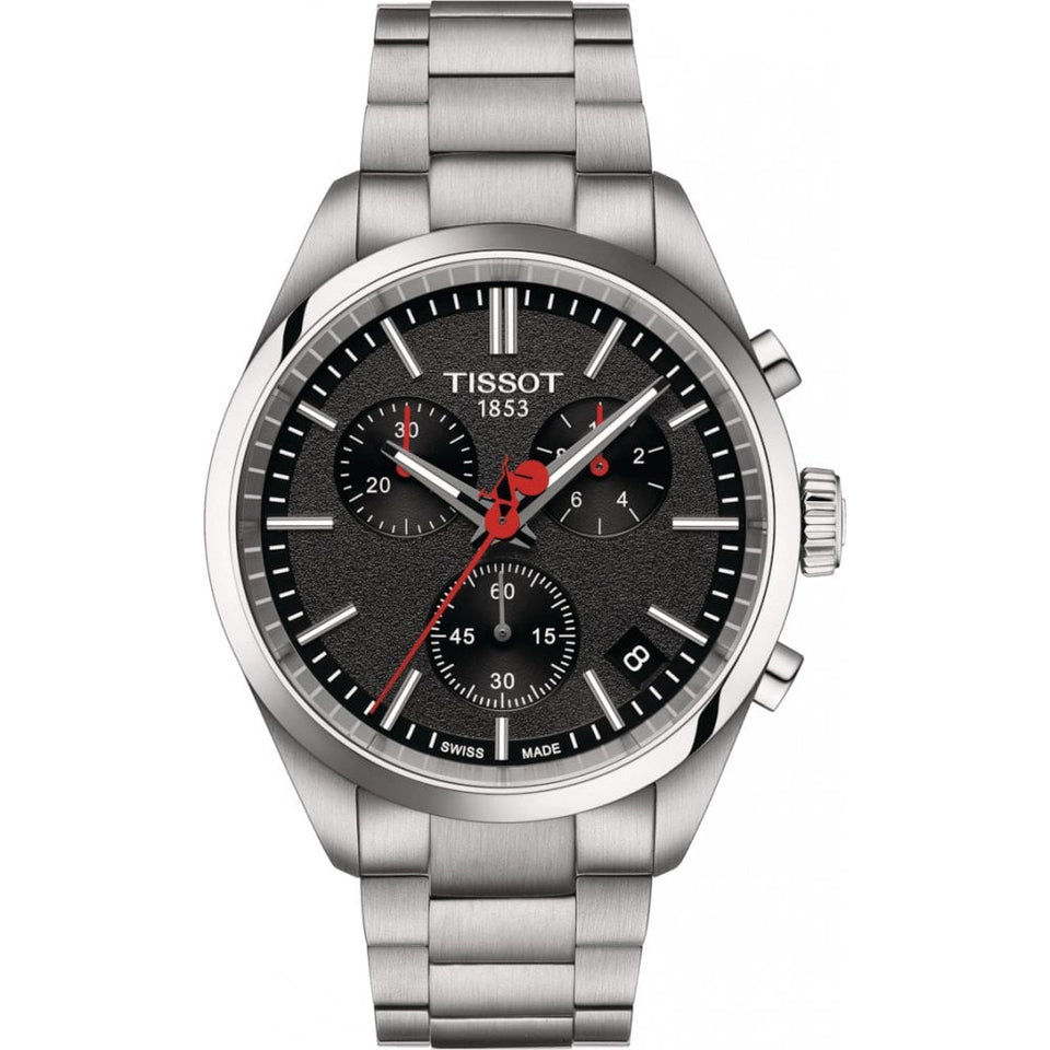 Tissot Men's 40mm PR 100 LA VUELTA Chronograph Black Dial Watch