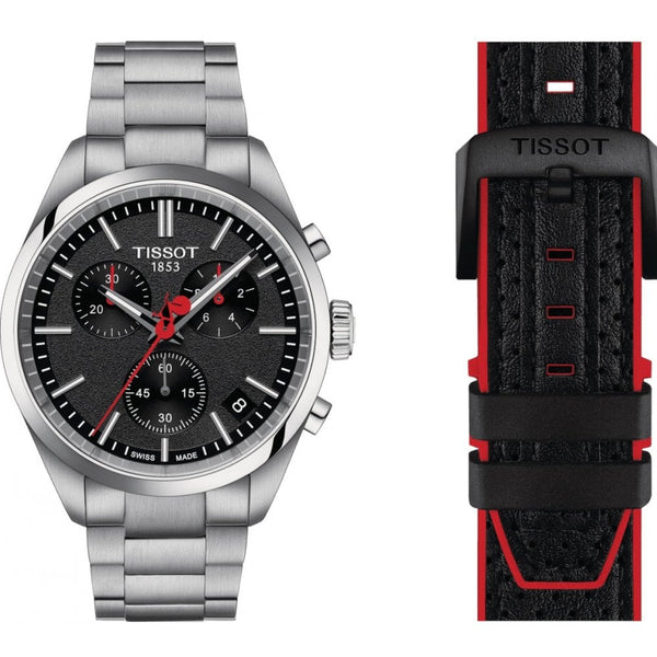 Tissot Men's 40mm PR 100 LA VUELTA Chronograph Black Dial Watch